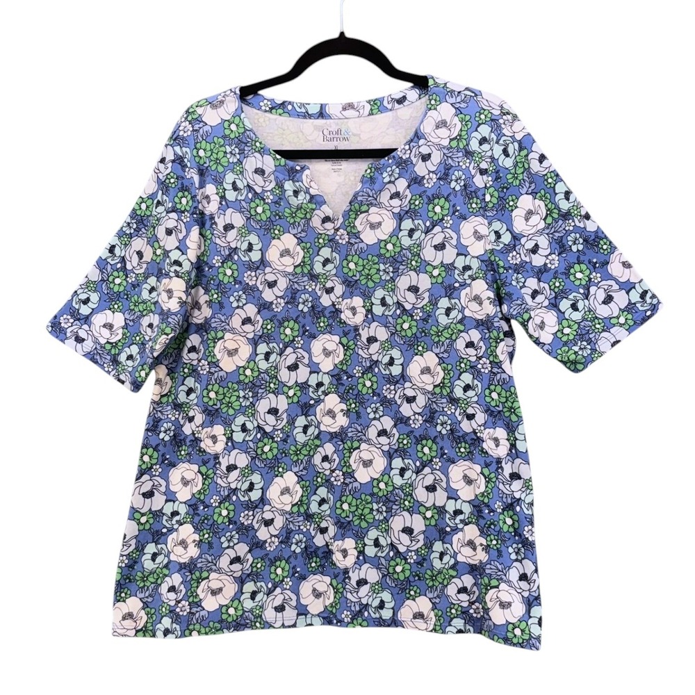 Croft & Barrow‎ Shirt Blue XL